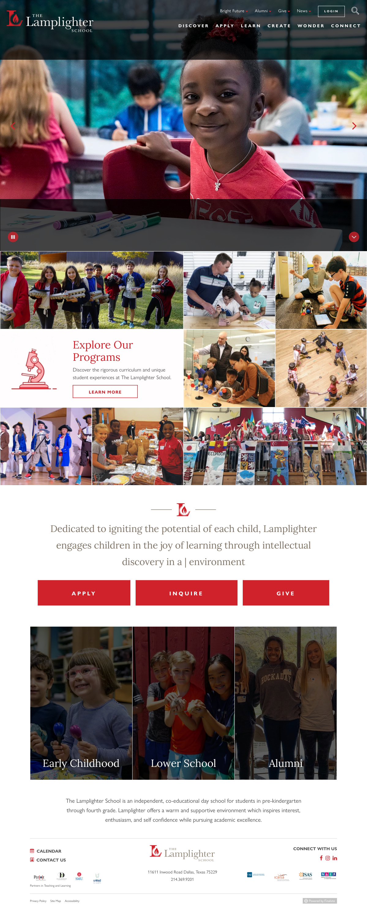 Full historical homepage capture from the archived portfolio.