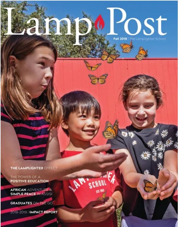 LampPost: student discovery and butterflies.