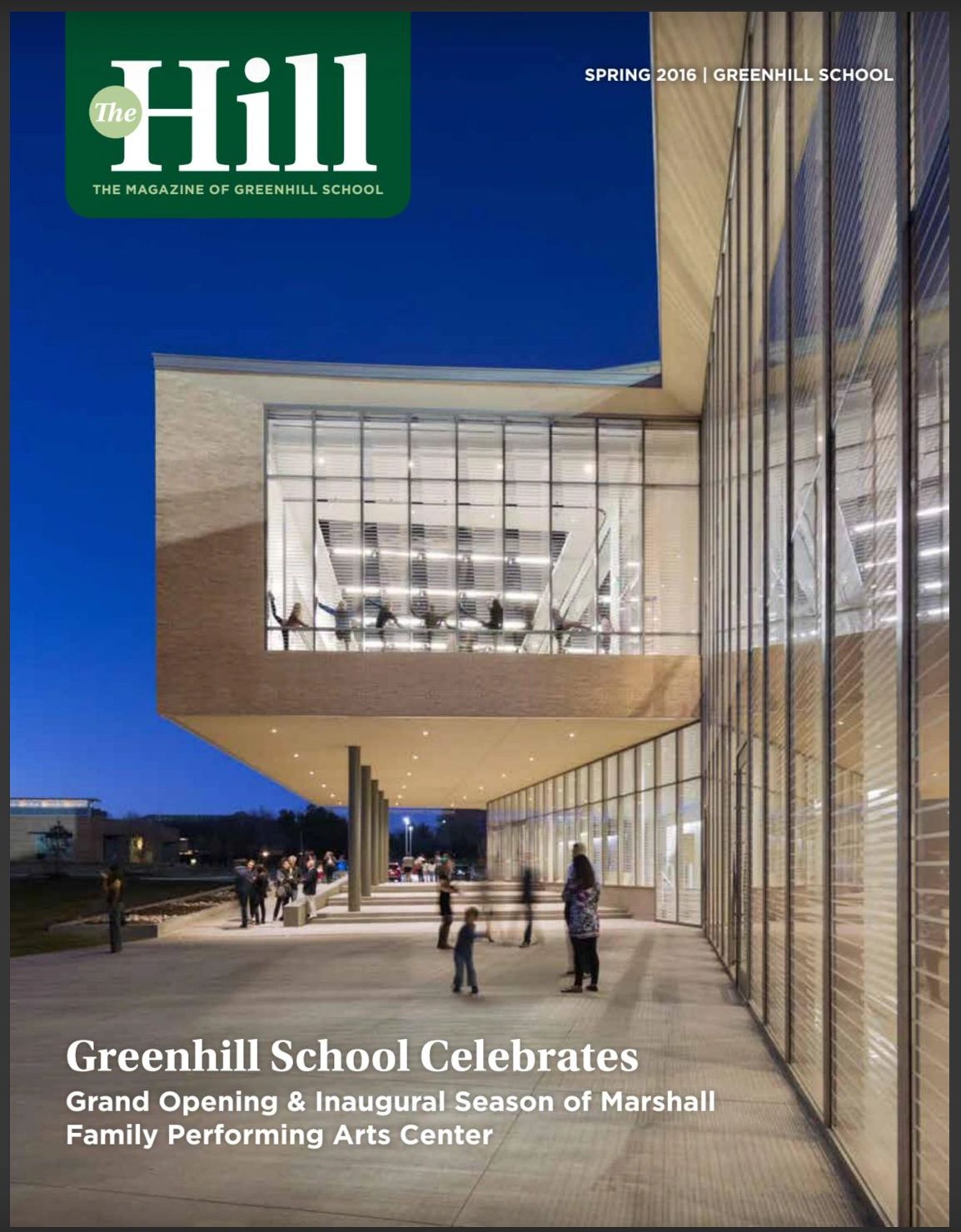 The Hill: performing arts center opening issue.