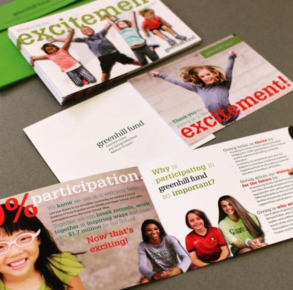 Greenhill Fund brochures and postcards.