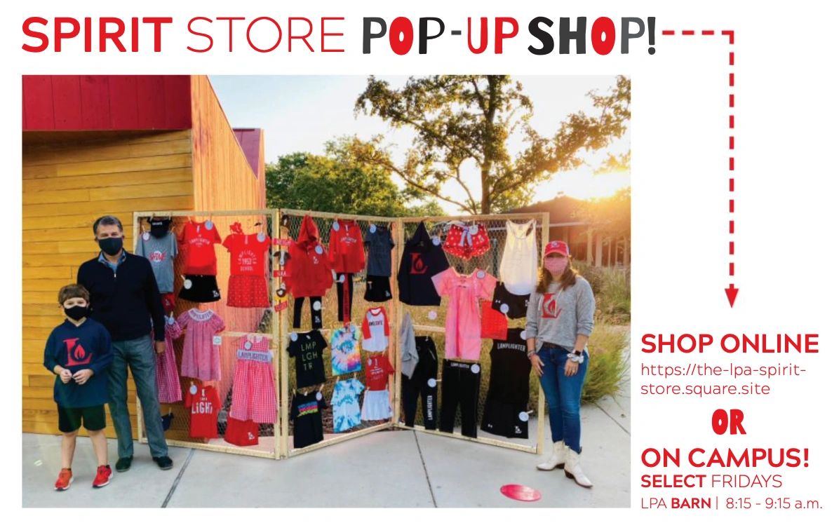 On-campus pop-up shop promotion.